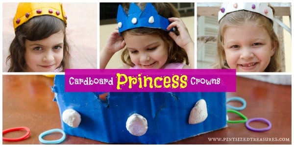 Princess crowns used for pretend dress-up