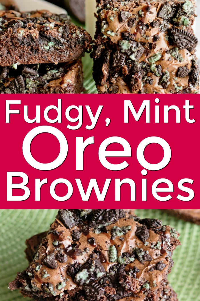 Fudge Mint Oreo Brownie Recipe