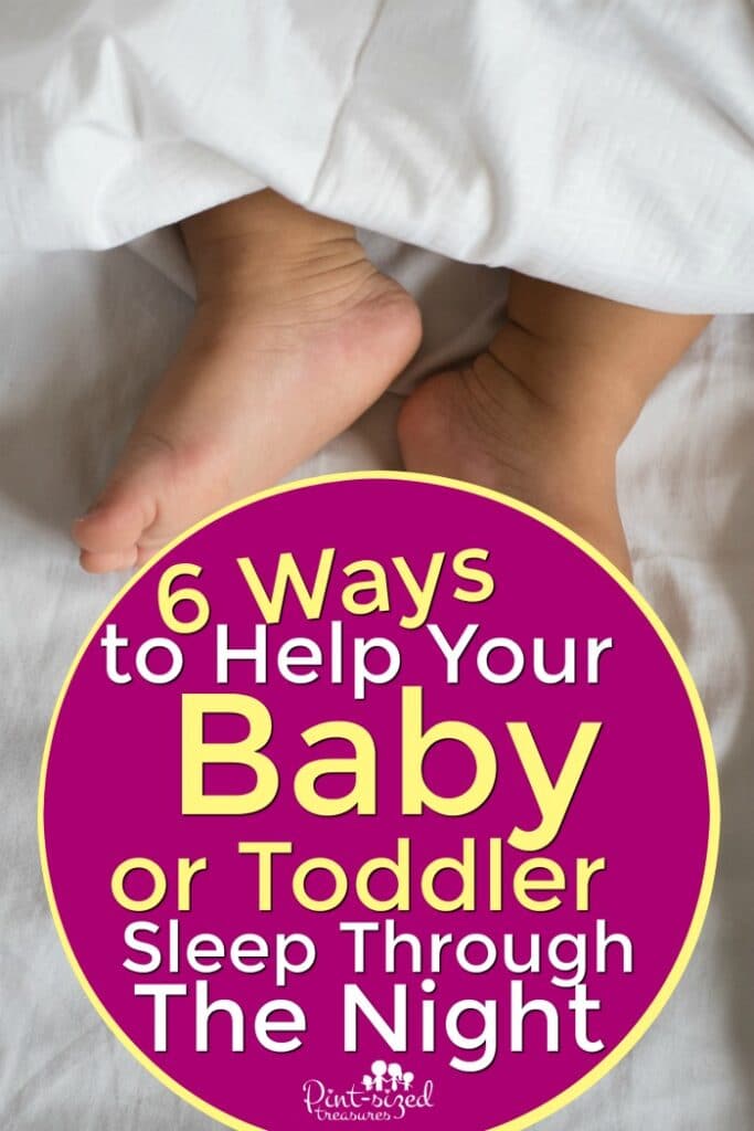 how to help babies and toddlers sleep through the night