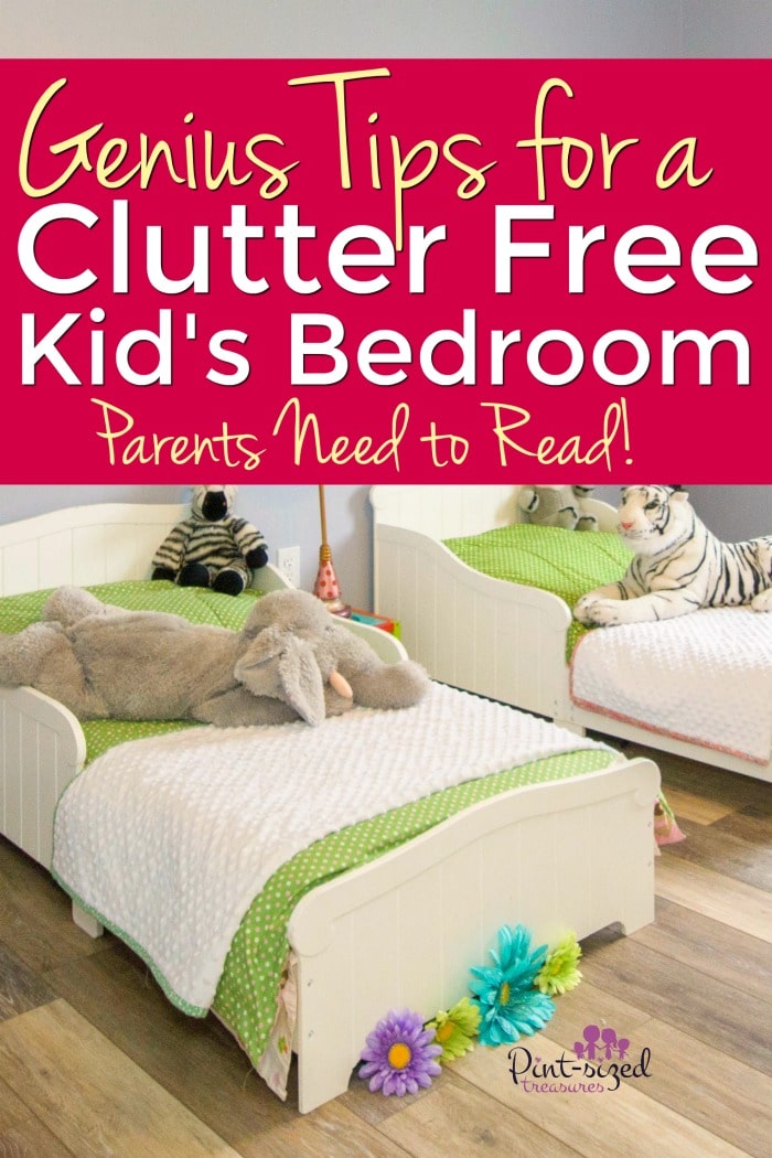 Cluttter free bedroom tips