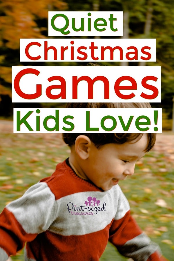 Christmas games for kids that are quiet