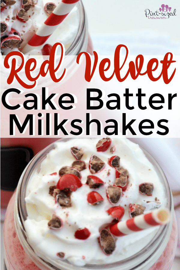 cake batter shakes red velvet cake
