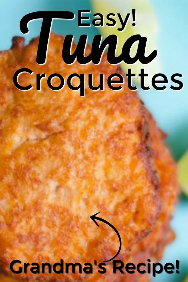 Tuna croquette recipe