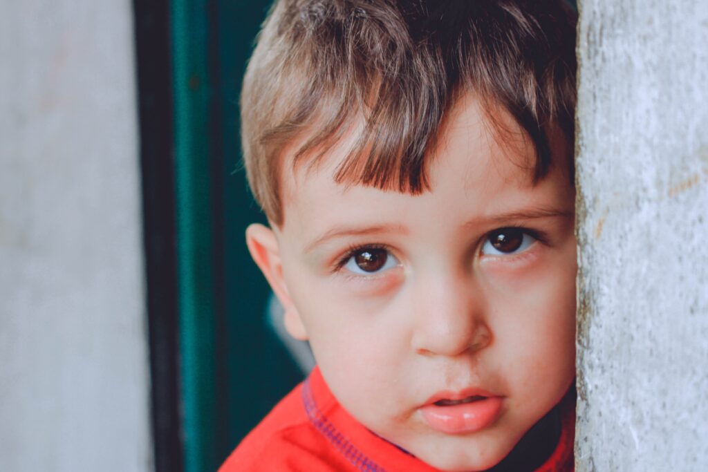 child who hits