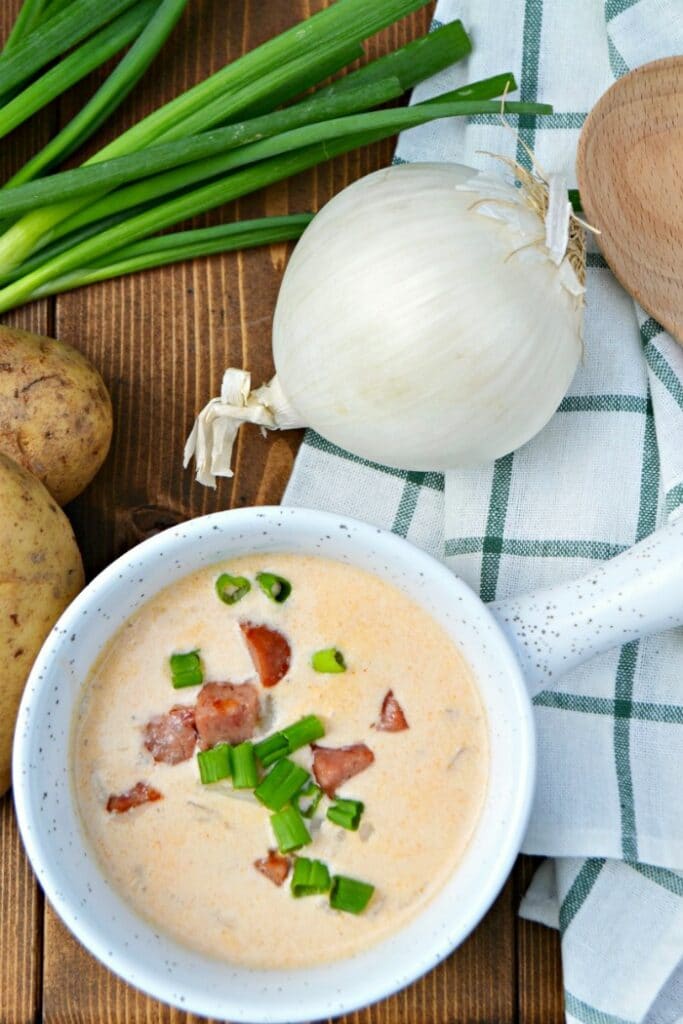 soup in bowl for an easy meals for kids