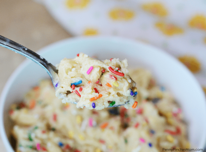 rainbow edible cookie dough