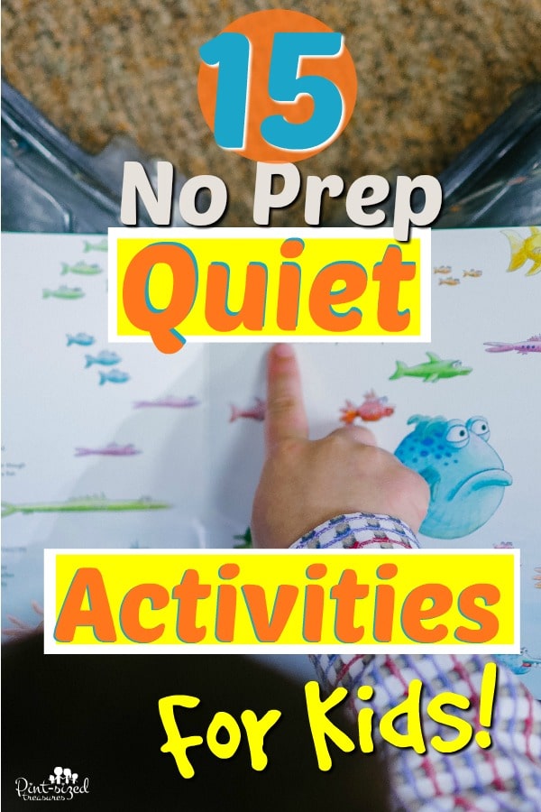 no prep quiet time activities