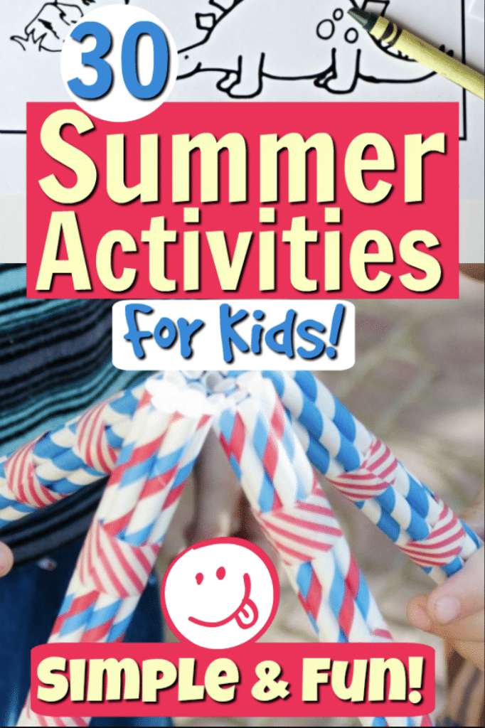 kids playing some summer activities together