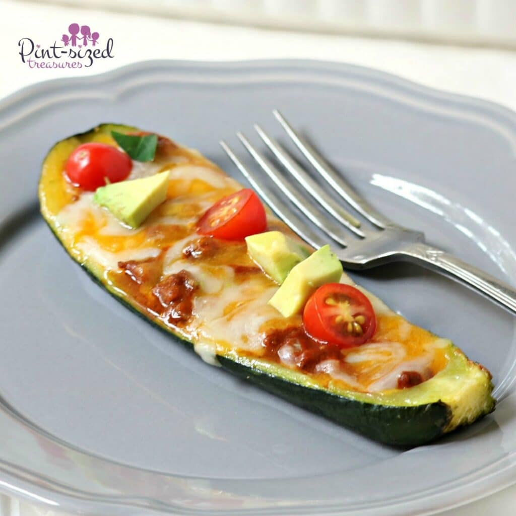 zucchini boats made with ground beef