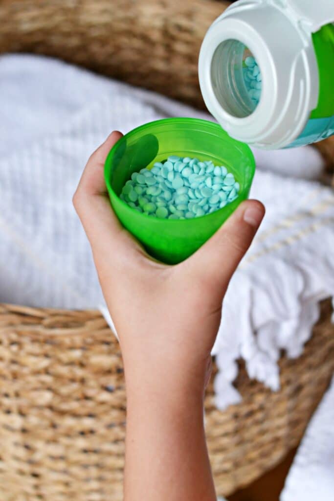 washing laundry