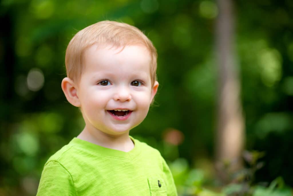boy named Stanley smiling