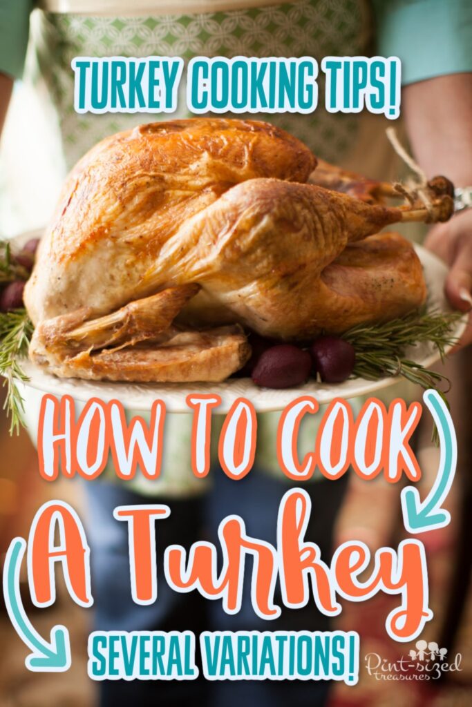 holding a cooked turkey
