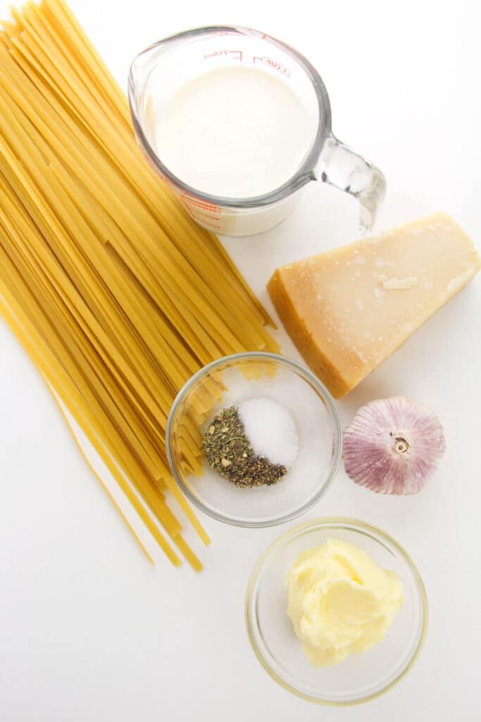ingredients needed for Alfredo Sauce