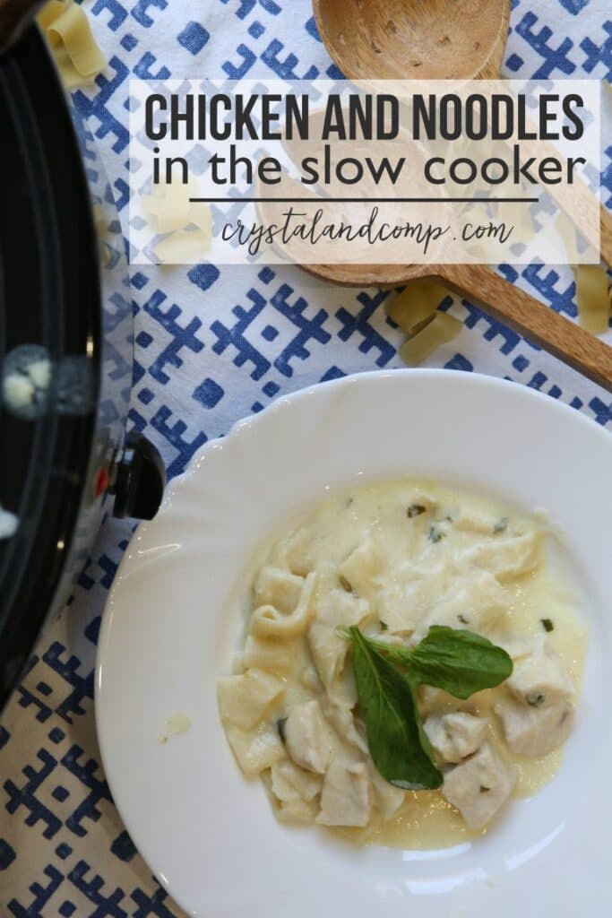 chicken noodle recipe in the crock pot