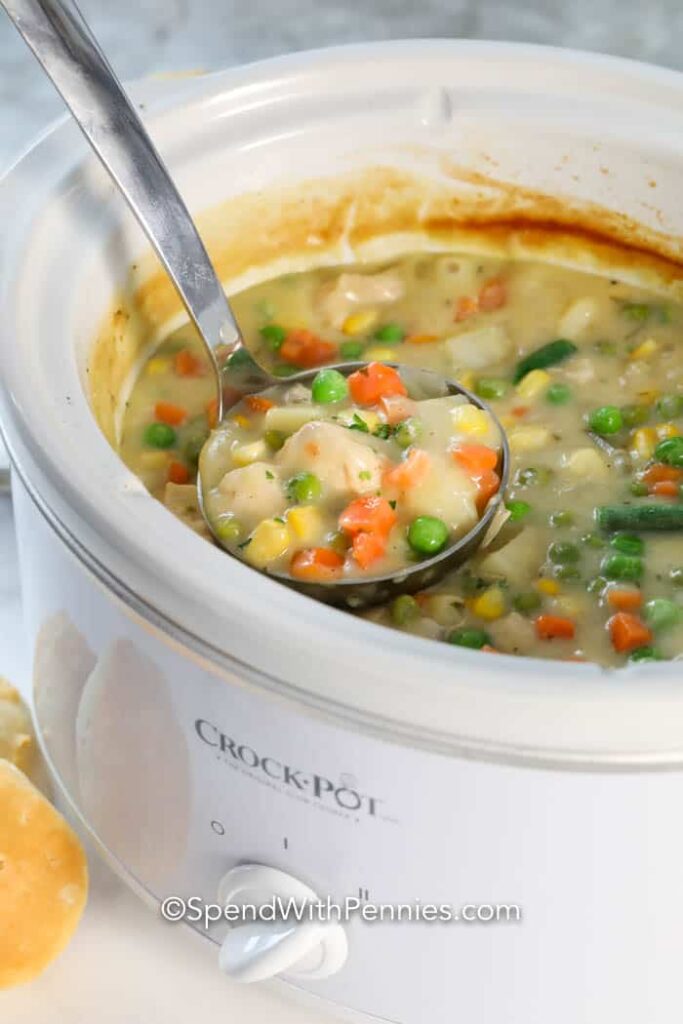 chicken pot pie in a crock po