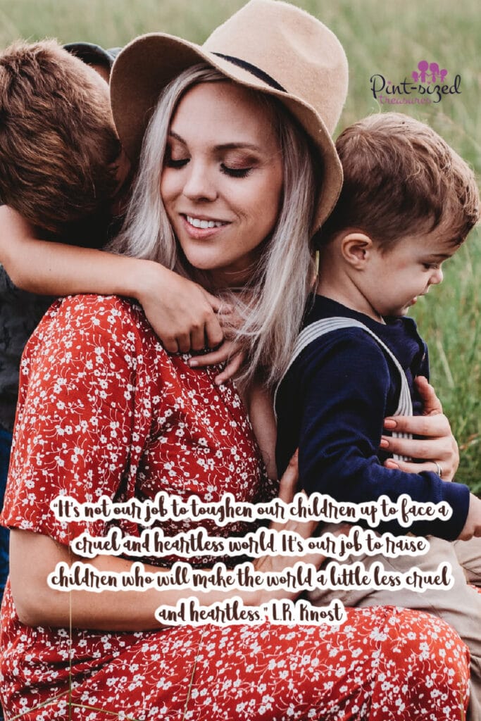 mom quote from L.R. Knost
