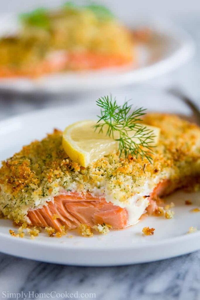 breaded salmon recipe