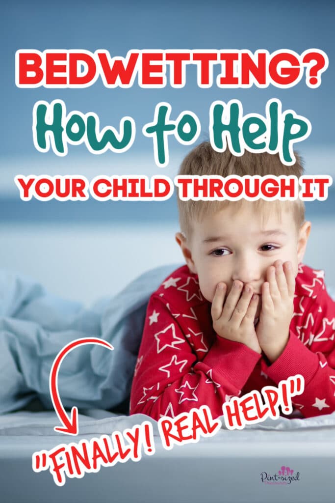 child having anxiety about wetting the bed