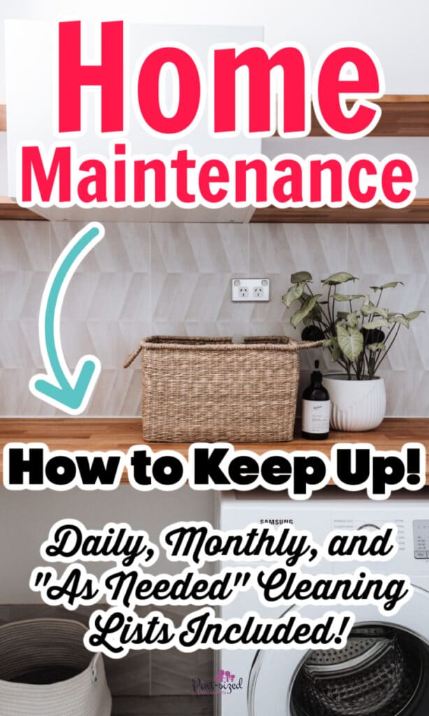 laundry room as part of home maintenance