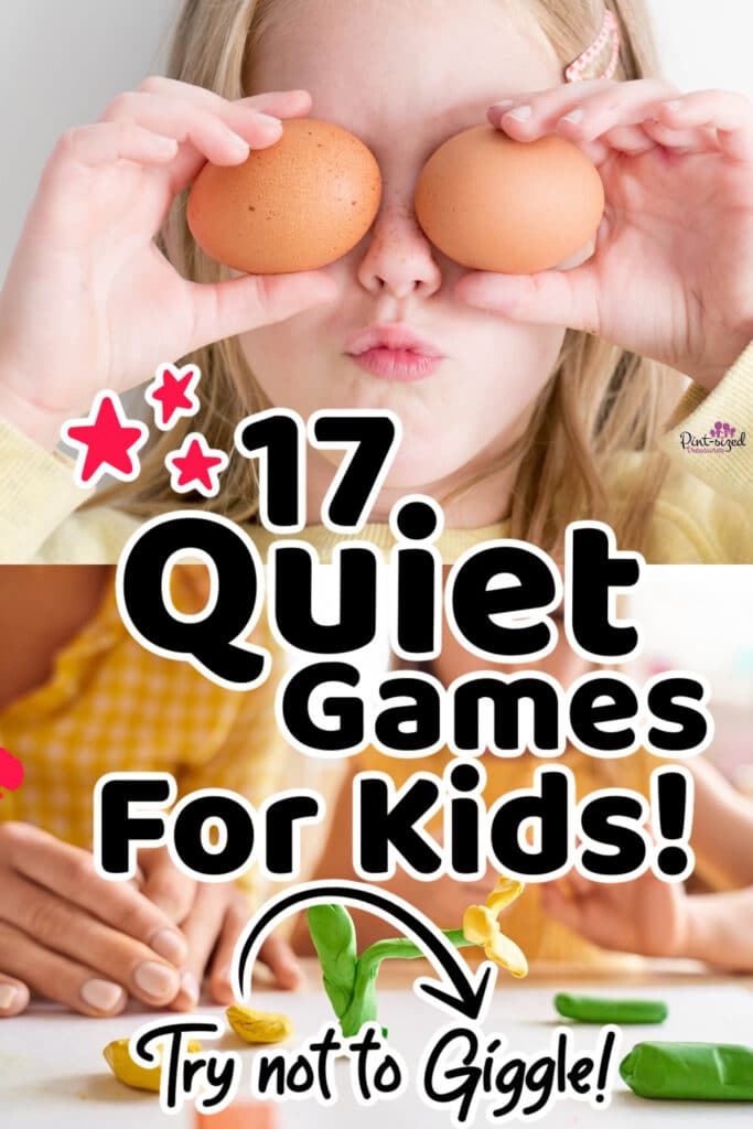 kids playing quiet games and having fun