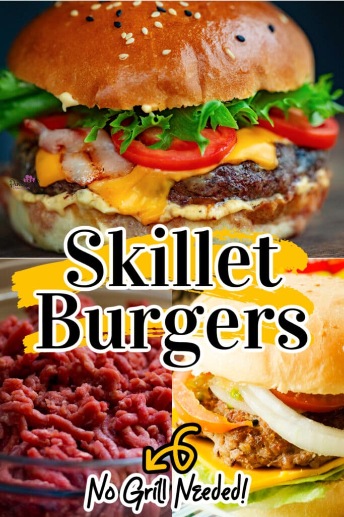 skillet burgers with cheese