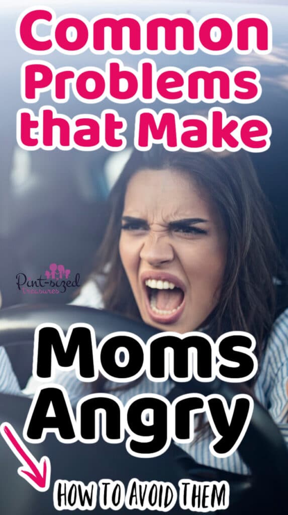 an angry mom yelling in the car