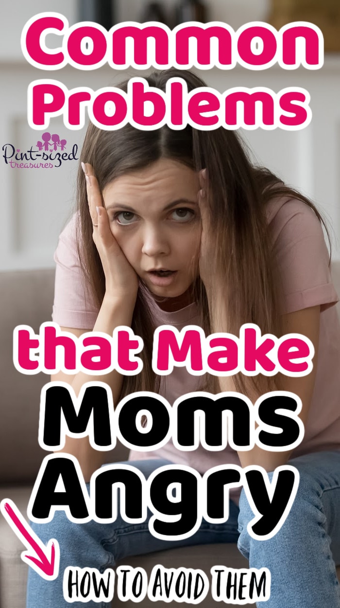a mom who is angry and exhausted