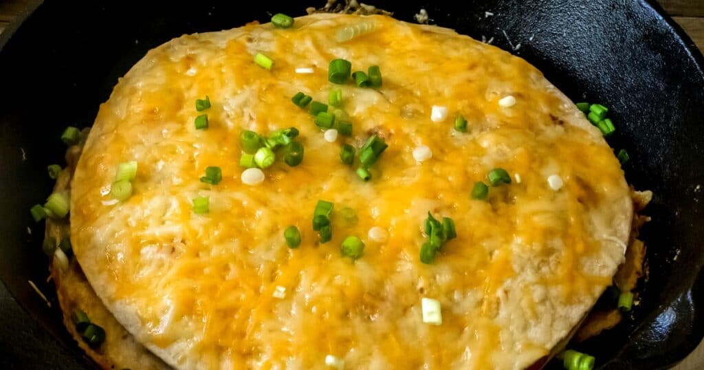tortilla pot pie is an easy meal kids can make