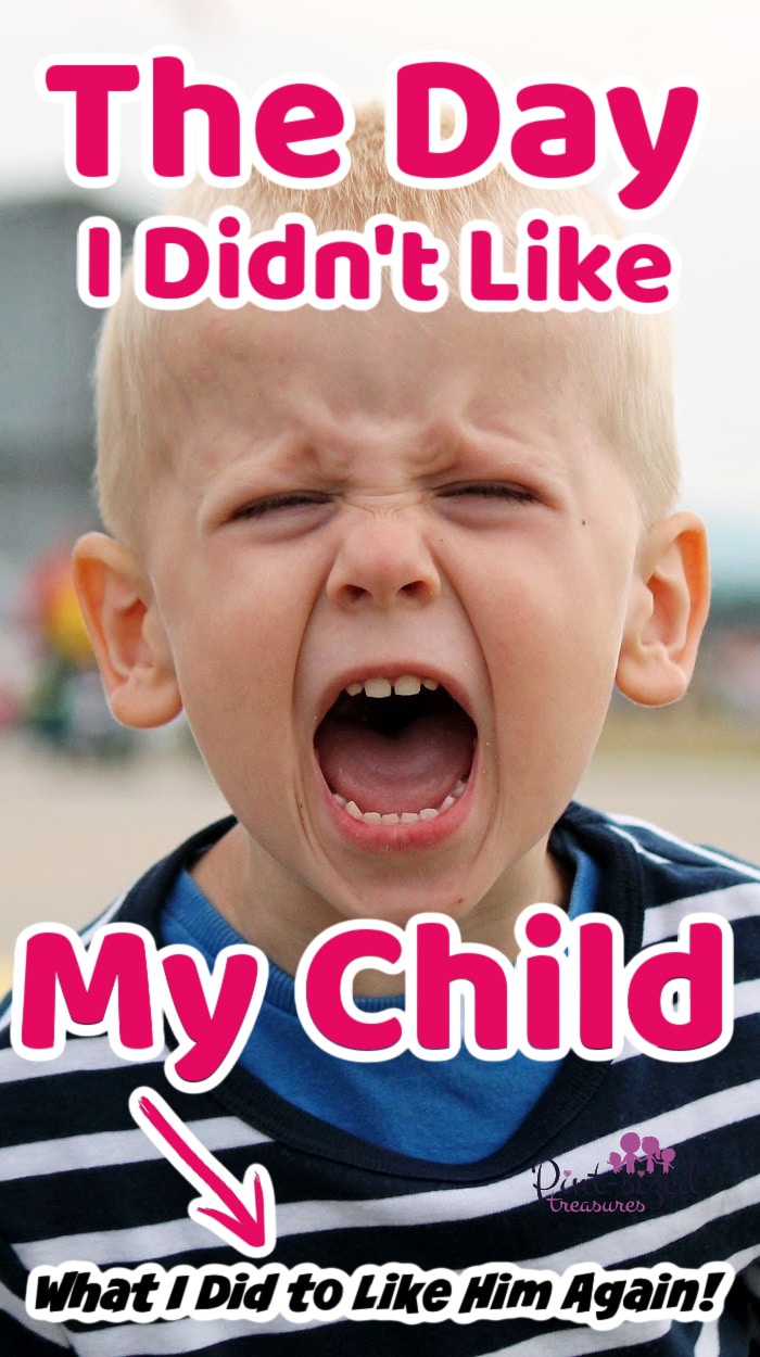 the day I didn't like my child