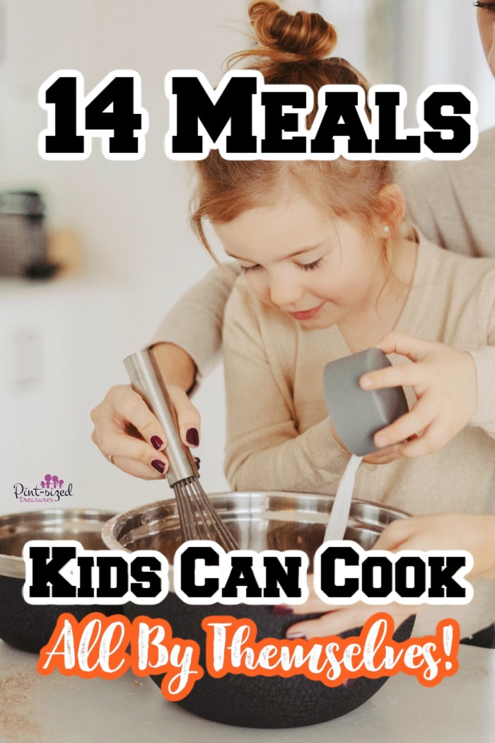 a child cooking with her mom and making an easy meal