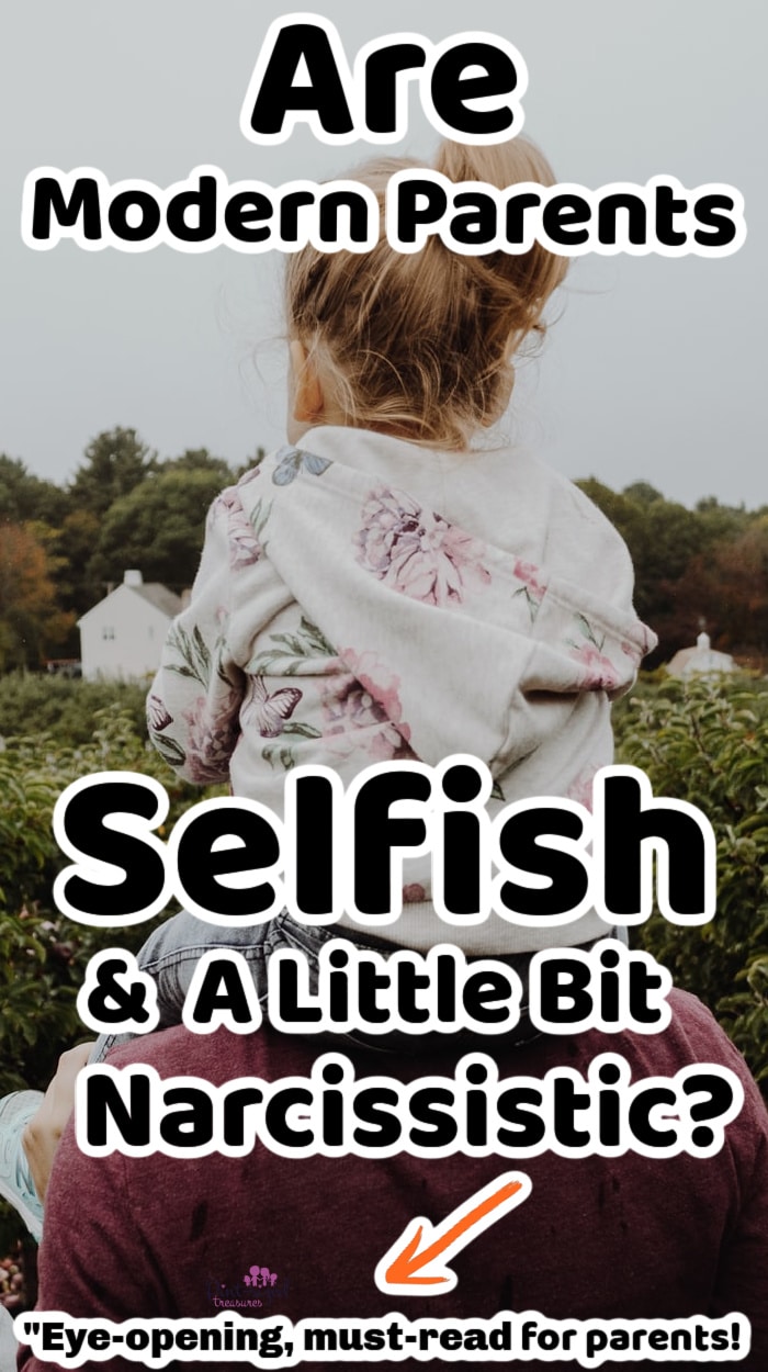 a girl sitting on her dad's shoulders thinking about parents being selfish