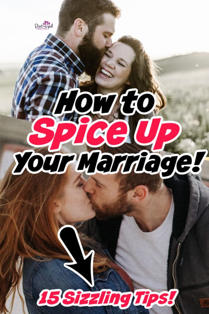 couple laughing together and trying to spice up marriage