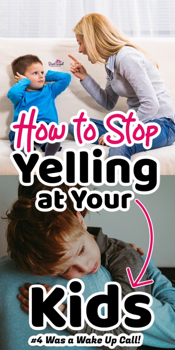 kids crying from parents yelling at them