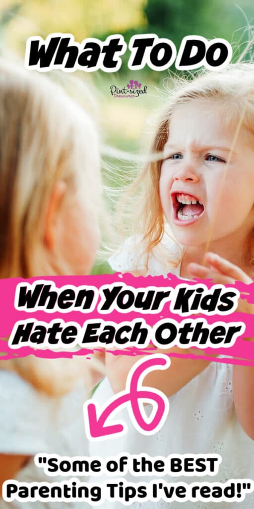 how to help kids who hate each other