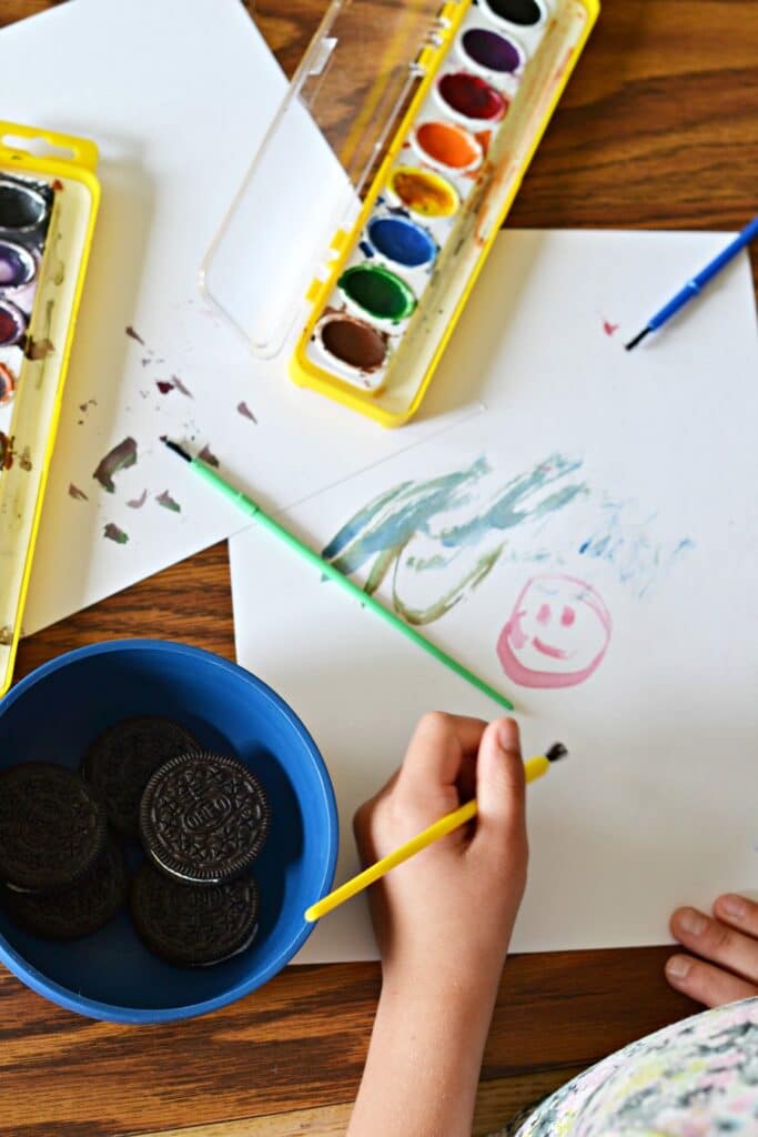 painting on a rainy day