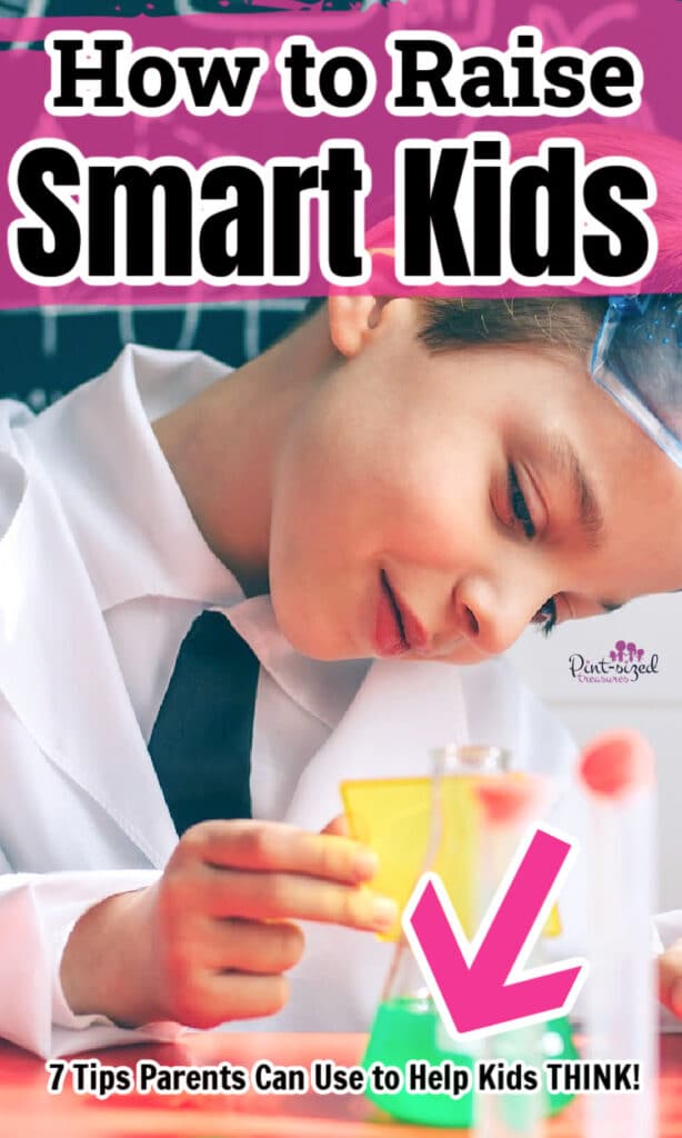 a child learning so he can be smart