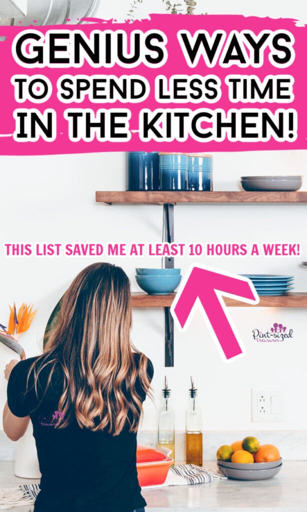 a woman prepping meals to save time in the kitchen