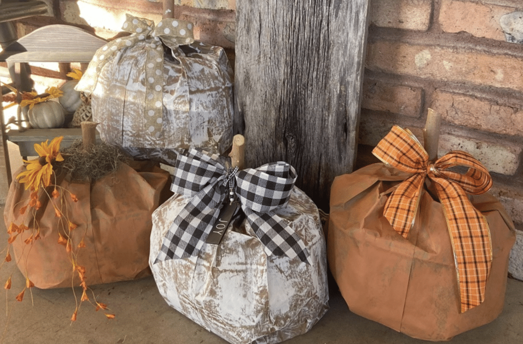 decorating with pumpkin crafts