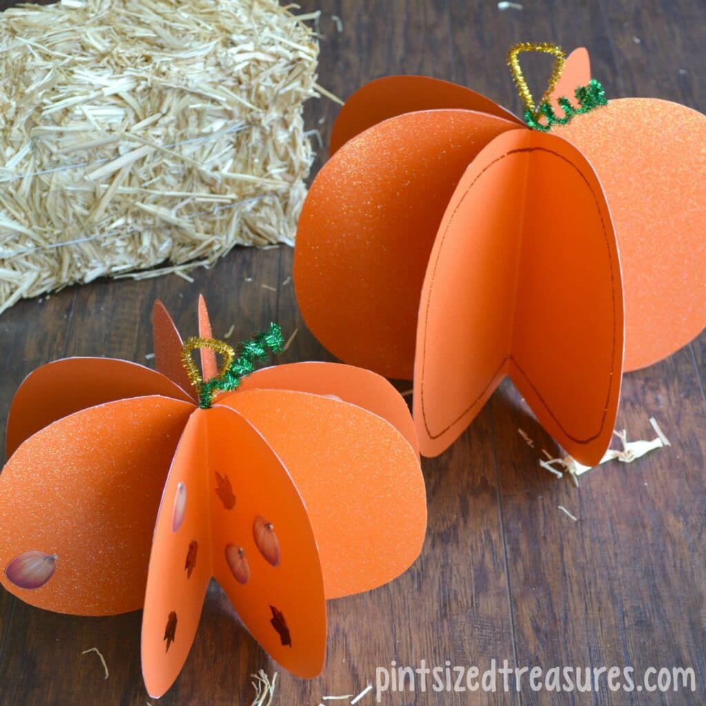 paper pumpkins
