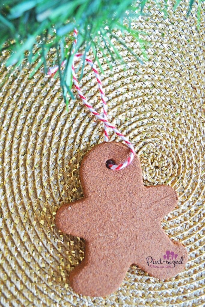 diy Christmas ornament made from cinnamon