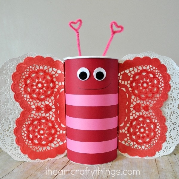 butterfly mailbox craft for Valentine's day