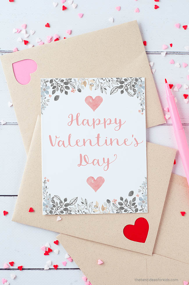 heart themed valentine for school