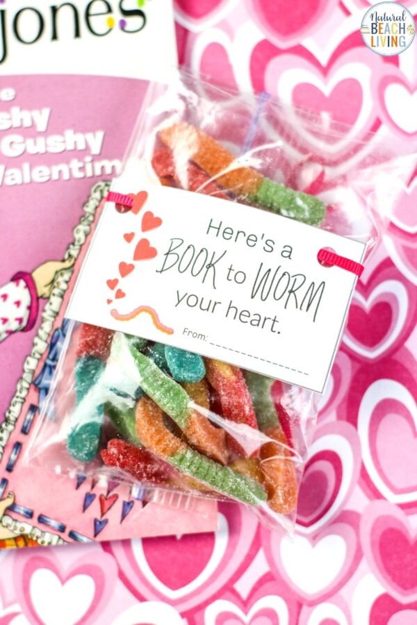 book worm valentine's day card ideas for school