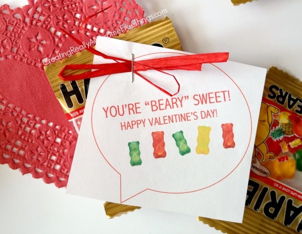 candy valentine's day card ideas for school