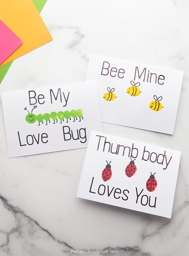 fingerprint valentines day card ideas for classrooms