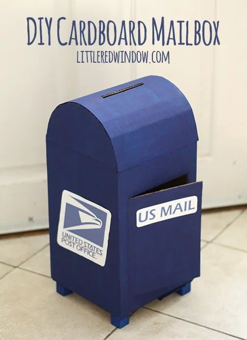 Valentine's day mailbox craft for kids
