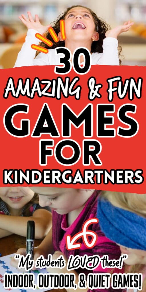 kids playing games for kindergarten