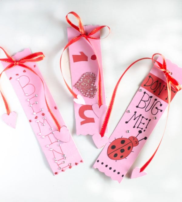 valentine's day bookmarks for school valentines