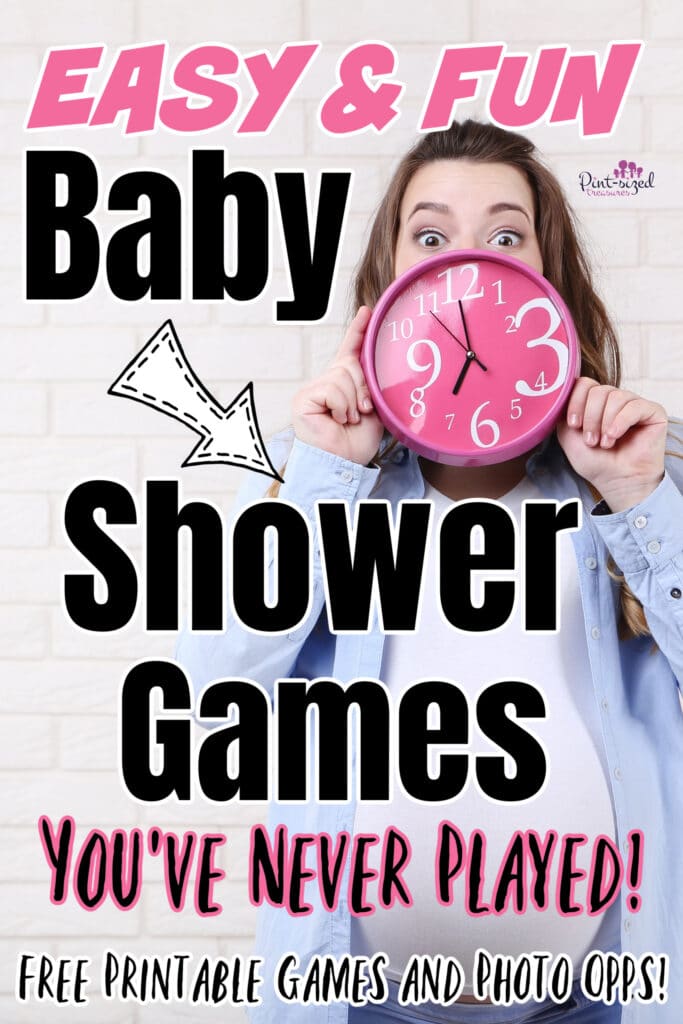 playing baby shower games