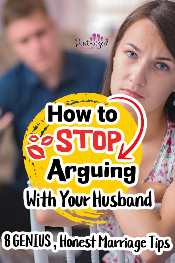 wife and husband in an argument